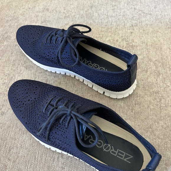 Navy Cole Haan Tie Sandal Sneakers - Picture 1 of 3